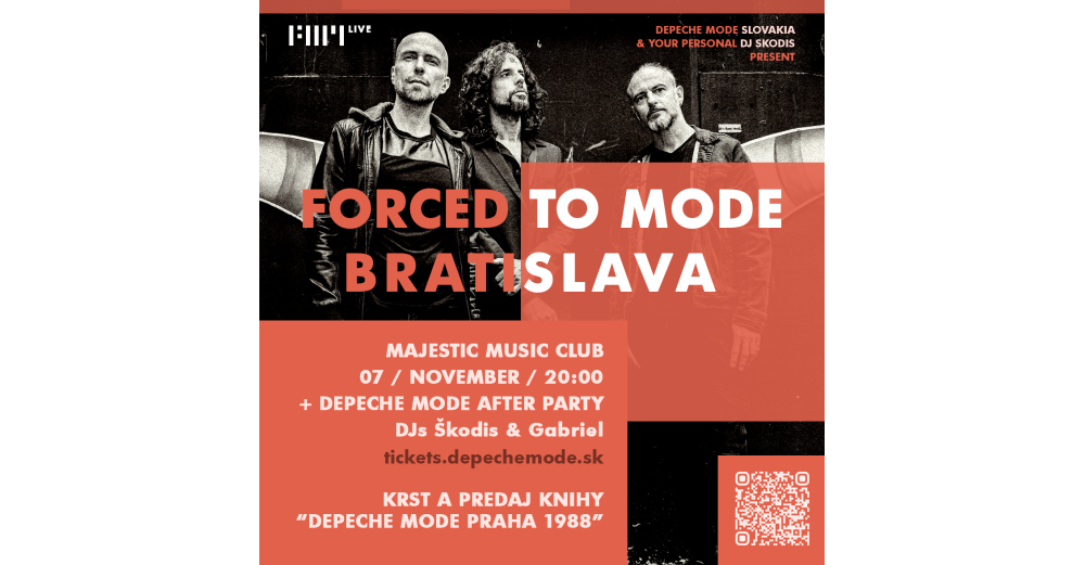 Predna Mode FORCED TO MODE + Depeche Mode Party, Bratislava, 7.11.2025 [vstupenky ...
